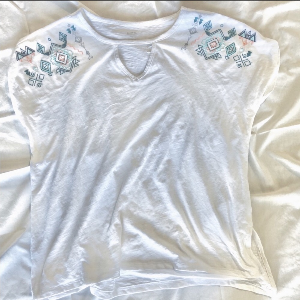 White tribal shirt
